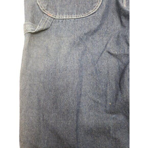 Dickies Men’s Indigo Rigid Blue Denim Bib Overalls 83294NB Size 38 X 32 - Picture 16 of 16